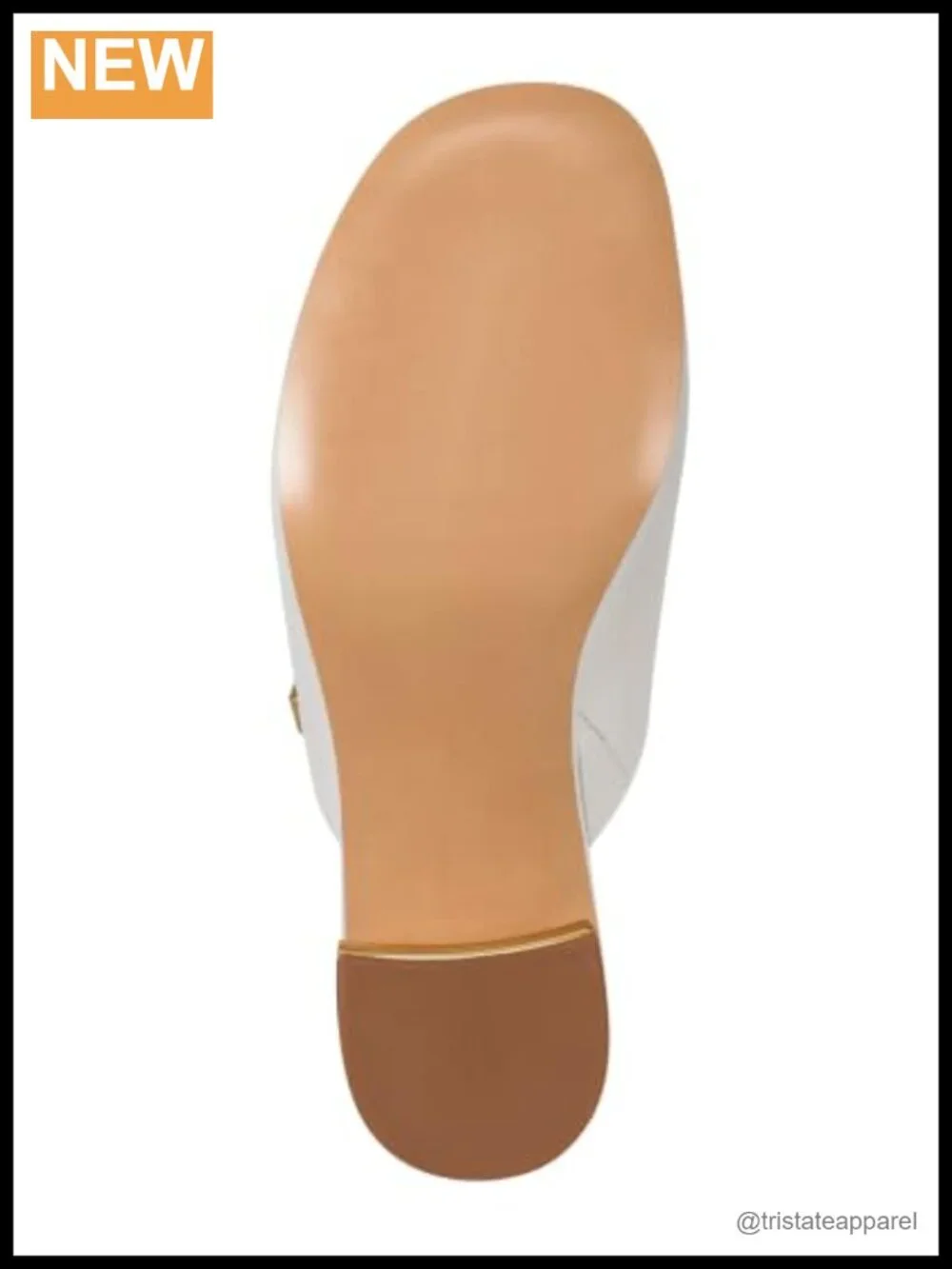 Block Heel Mule Sandal Leather Square Toe Pull-On